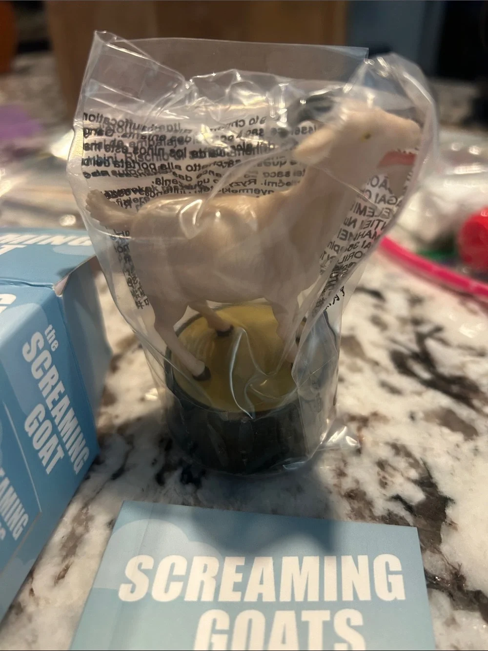 The Screaming Goat Kids Toy - Beige Goat Figure